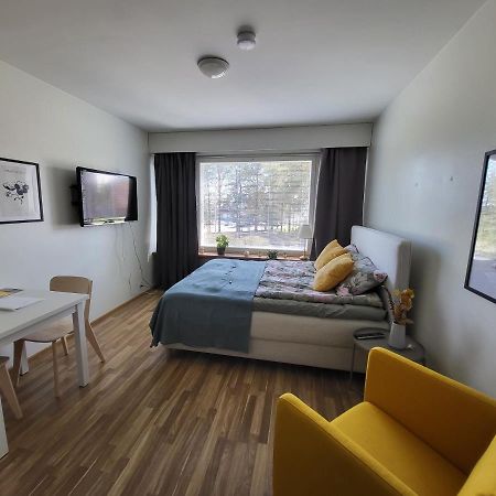 Central Studio - Easy Check-In, Free Parking & Wifi 로바니에미 외부 사진